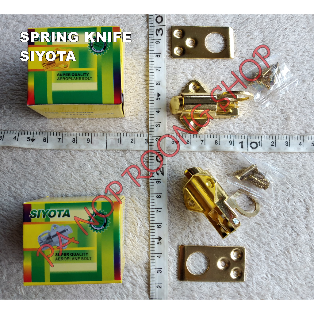 SPRING KNIFE (SLOT JENDELA) KUNING SIYOTA