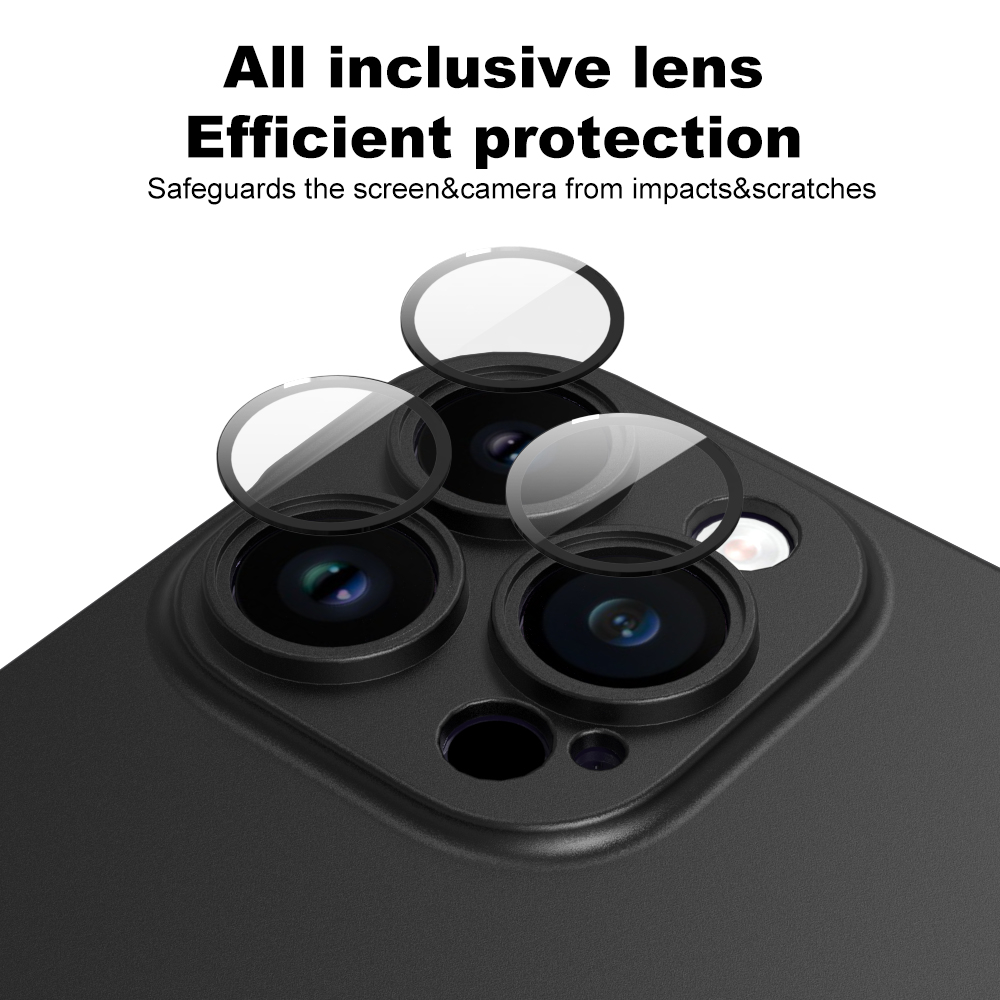 Ultra Thin Camera Lens Protector Phone Case for iphone 13 Pro Max 13 Pro 13 Plating Metal