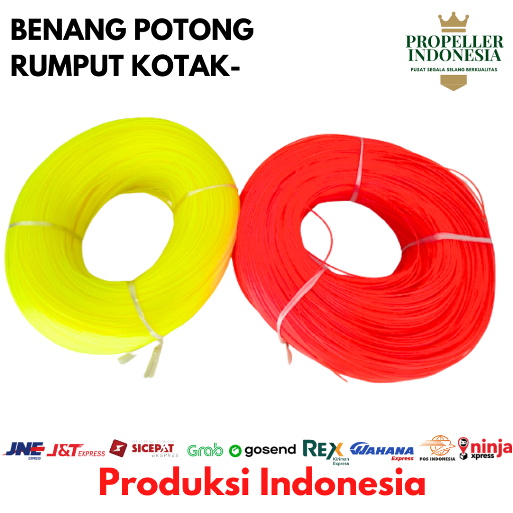 Tali Senar Potong Rumput kotak 50 METER Benang Potong rumput 2.4mm