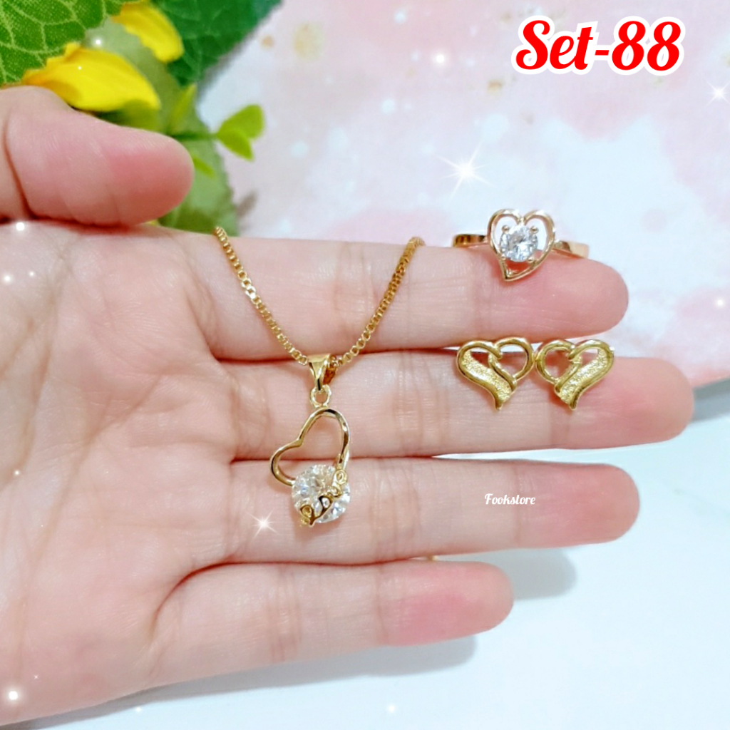 TERMURAH SET KALUNG XUPING ISI 3PCS/ANTI ALERGI