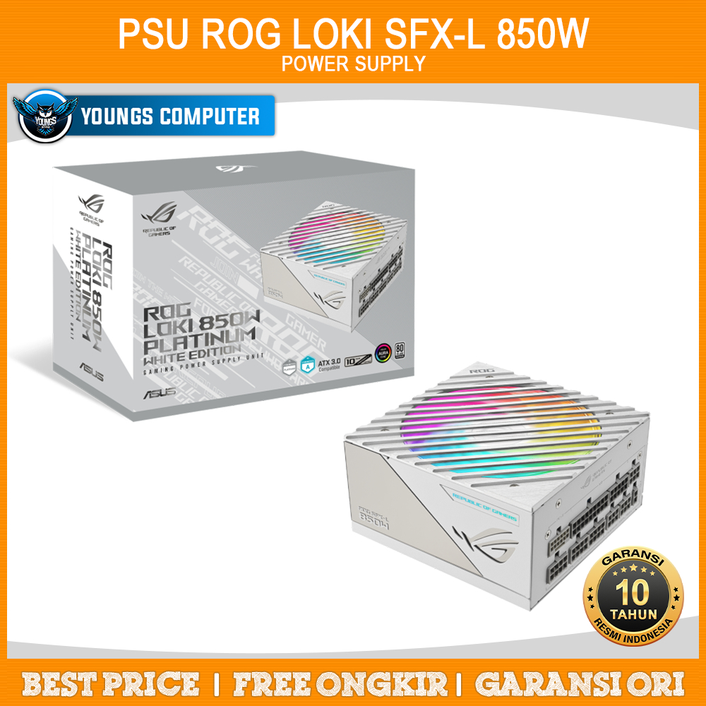 PSU ASUS ROG LOKI SFX-L 850W 80+ Platinum White Edition | PSU 850 Watt