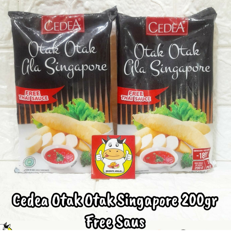 

FROZEN FOOD CEDEA OTAK OTAK SINGAPORE 200 GRAM INCLUDED SAUS THAI - DISASS JOGJA