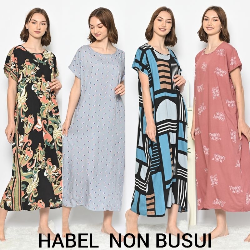 DASTER RAYON  NON BUSUI HABEL SEMATAKAKI LENGAN PENDEK KEKINIAN