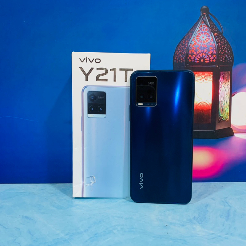 VIVO Y21T 6/128 SECOND FULLSET BEKAS GARANSI RESMI