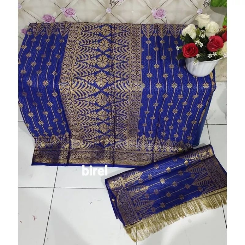 songket mesin cantik manis gold