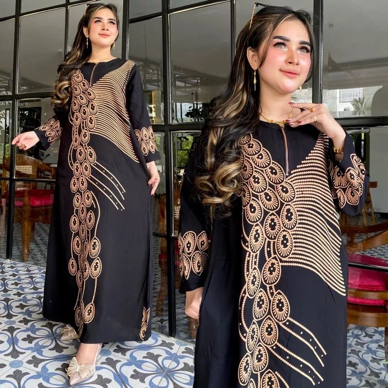 Gamis istanbul resleting depan busui grosir batik pekalongan