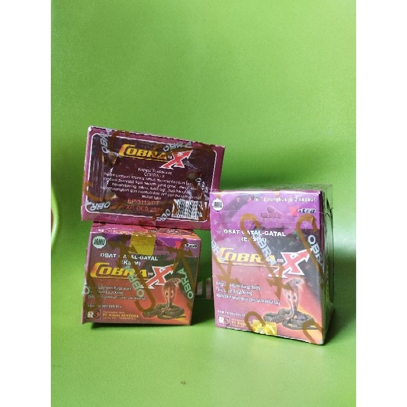 

Kapsul CobraX Gatal (Eksim) isi 12 sachet @2 kapsul