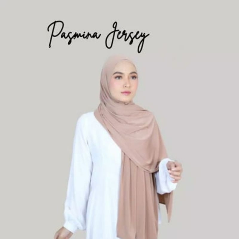 Pashmina Jersey , Hijab pashmina jersey