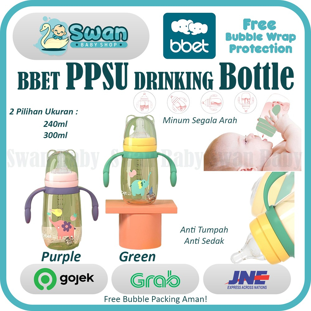 BBET PPSU Drinking Bottle / Botol Minum Bayi