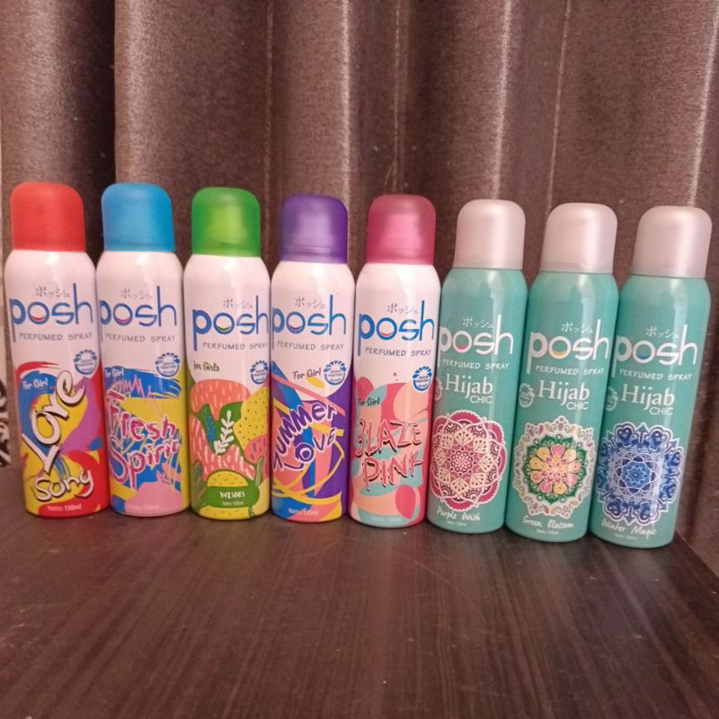 Posh Body Spray Hijab Posh Women 150ml Parfum Posh Hijab Posh Women