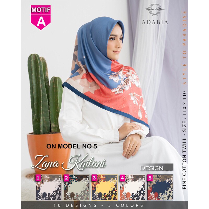 HIJAB ADABIA MOTIF IMPORT
