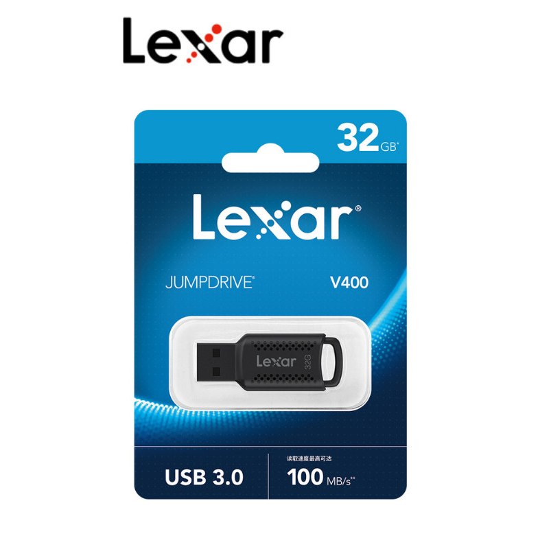 Lexar Flashdisk Jumpdrive V400 Usb 3.0 Flash Drive - 32GB