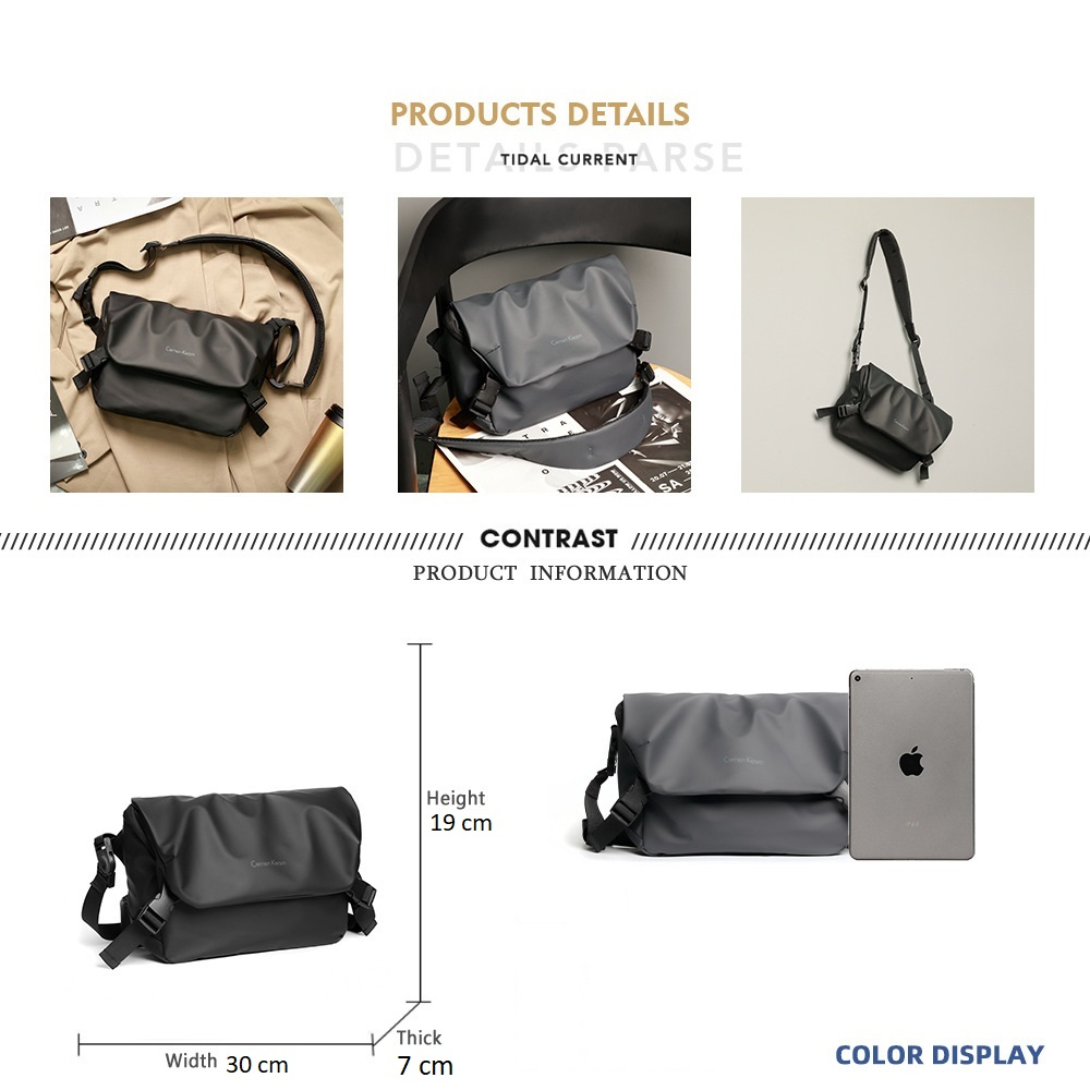 Tas Selempang Pria Sling Messenger Bag Pria Ringan TP-XM-8085