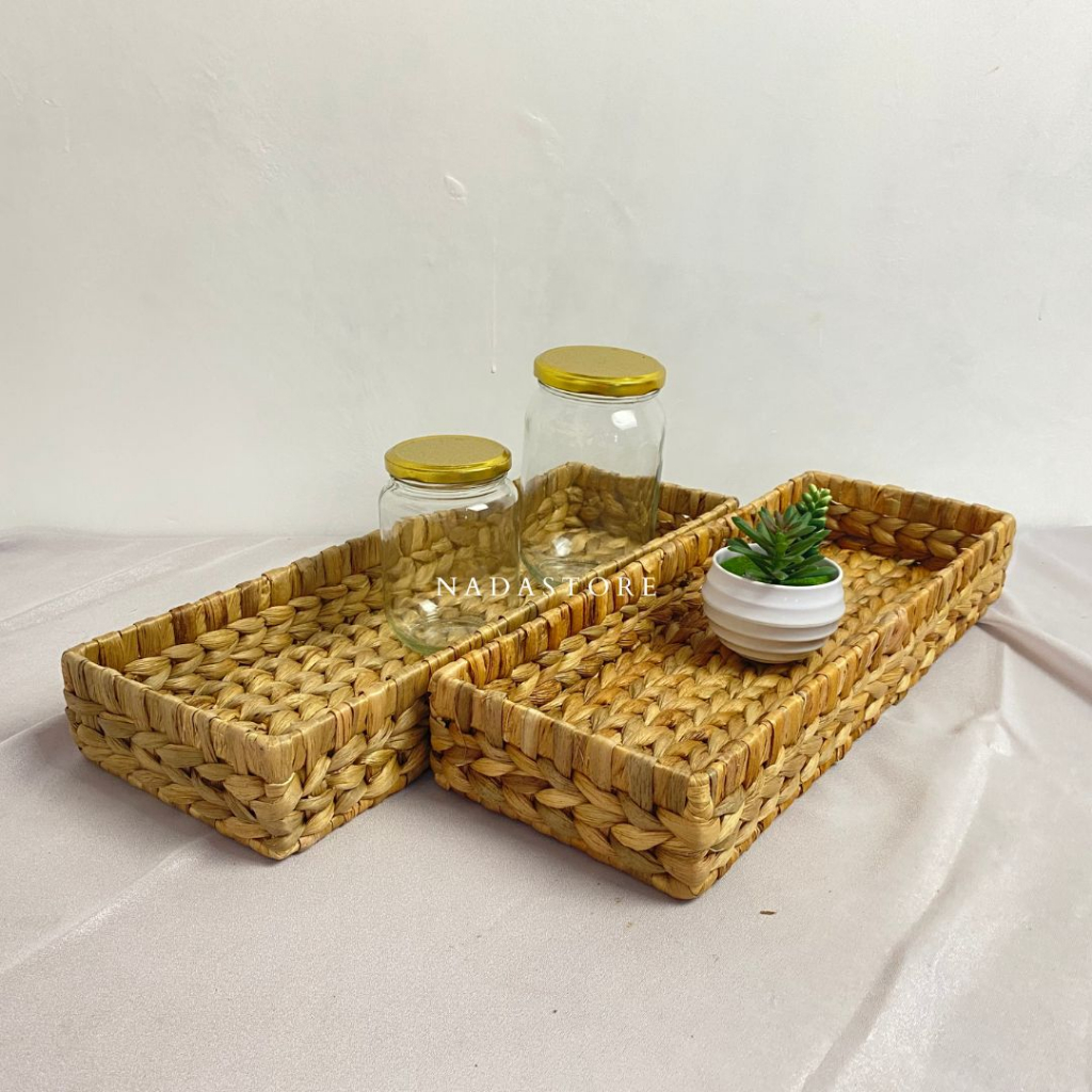 WATERHYACINTH TRAY NAPKIN FOR DESK / TRAY ENCENG GONDOK / BAKI ENCENG SERBAGUNA / TATAKAN TOPLES