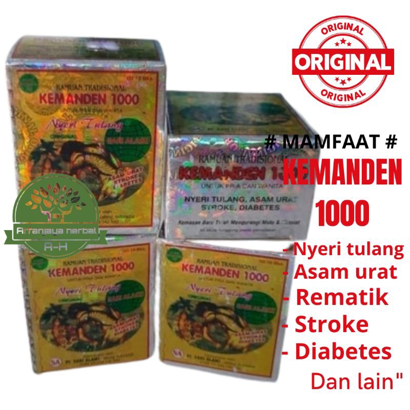 

jamu kemanden 1000 kemanden seribu asam urat rematik Nyeri tulang