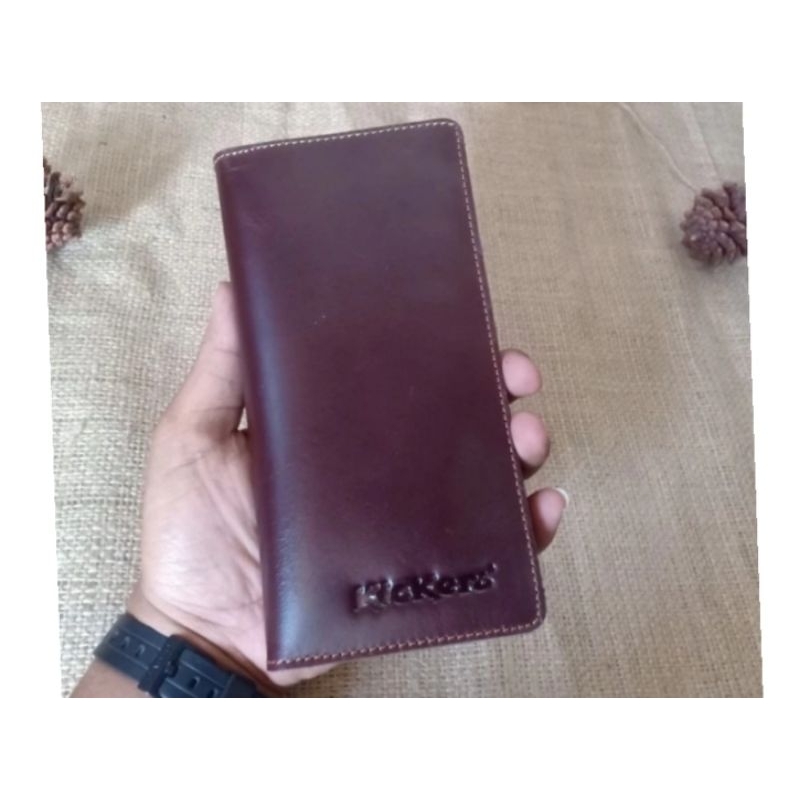 Dompet panjang garansi full Kulit asli Pria wanita Import kickers