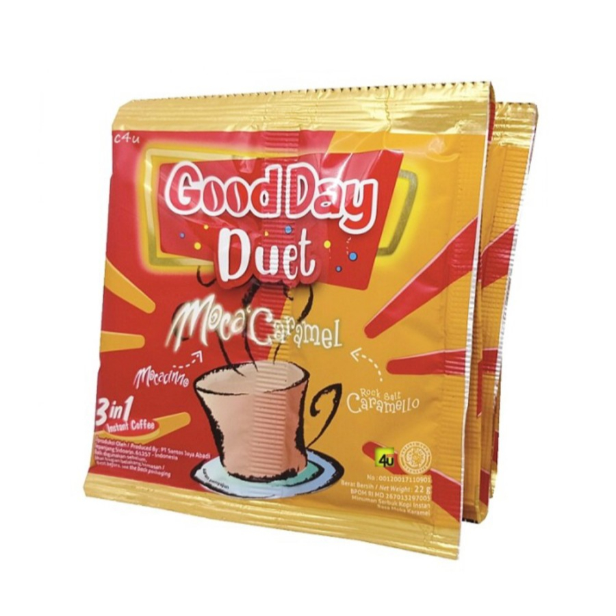 Good day Duet Moca Caramel 10x22gr Kopi GoodDay