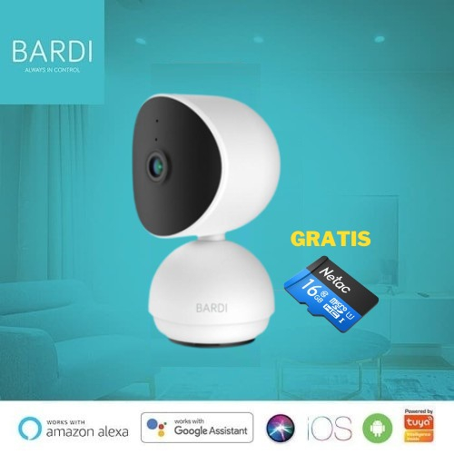 BARDI IP Camera Indoor PTZ (Lite Version) Plus Micro SD 16 GB