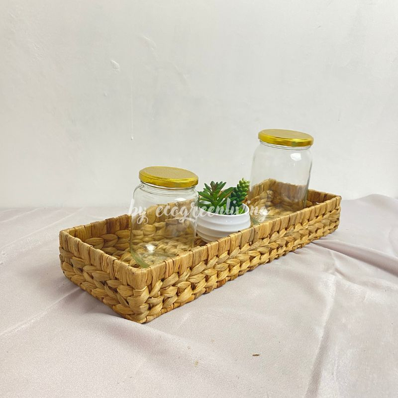 LONG TRAY NAPKIN / BAKI WATERHYACINTH TRAY NAPKIN FOR DESK / TRAY ENCENG GONDOK TATAKAN TOPLES