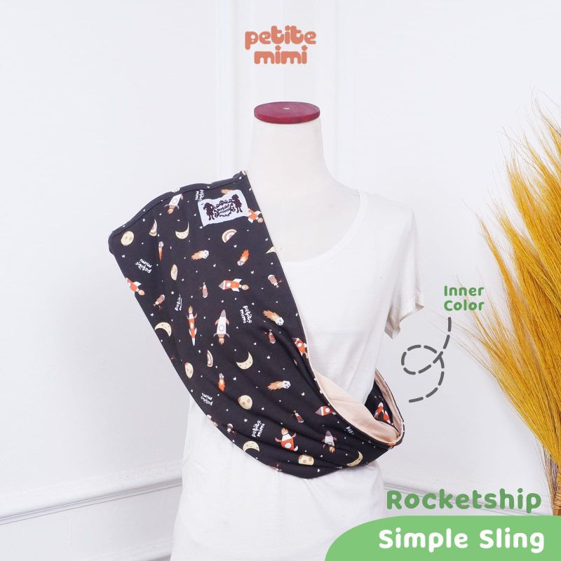 Petite Mimi Gendongan Kaos (GEOS) Motif Simple Sling