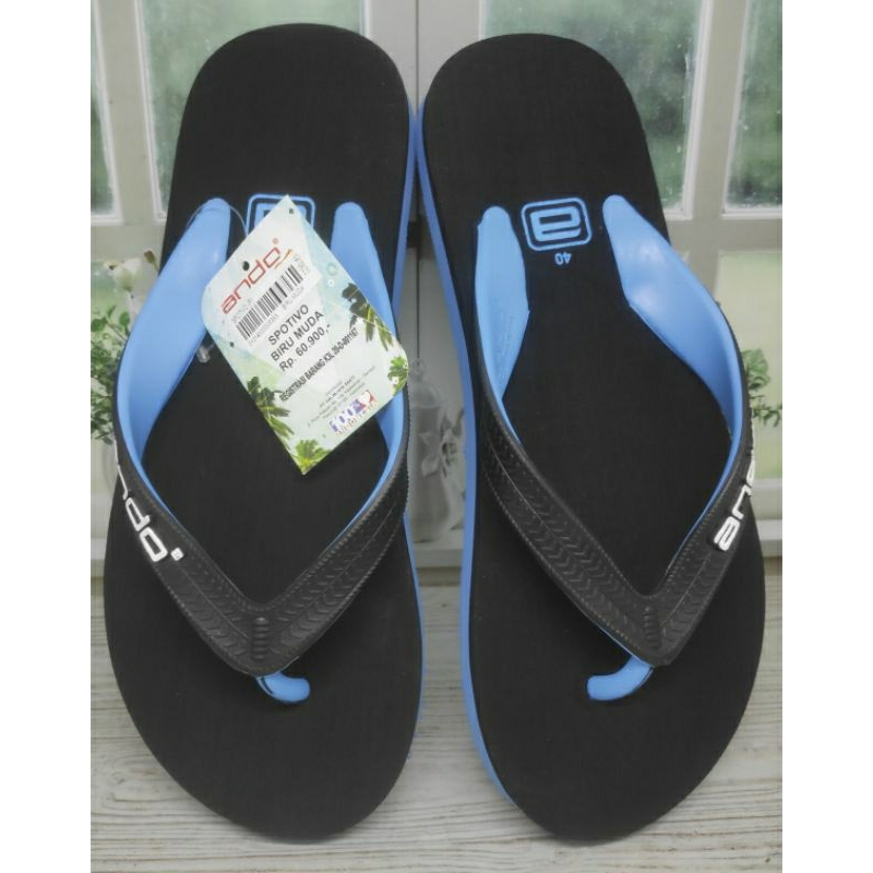 SANDAL ANDO FLIP FLOPS SPOTIVO 38-43 Rp.60900