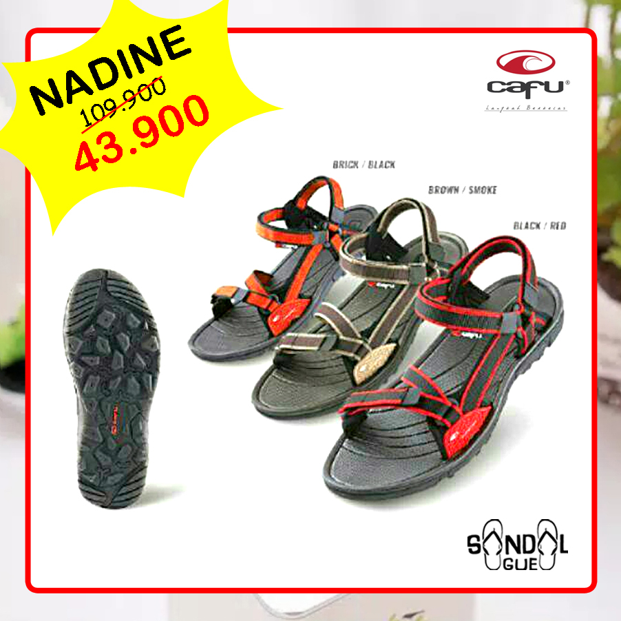 PROMO SANDAL WANITA KEKINIAN CAFU ANGEL NADINE SAKURA RAISA 100% BARU