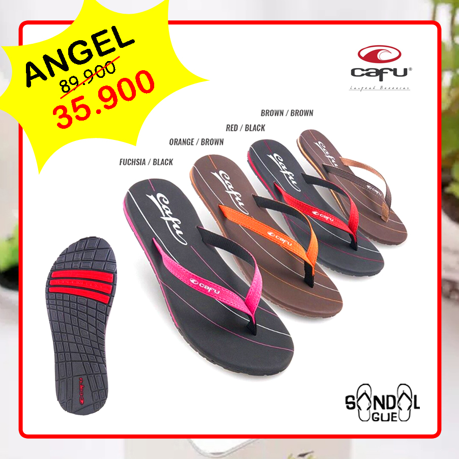 PROMO SANDAL WANITA KEKINIAN CAFU ANGEL NADINE SAKURA RAISA 100% BARU