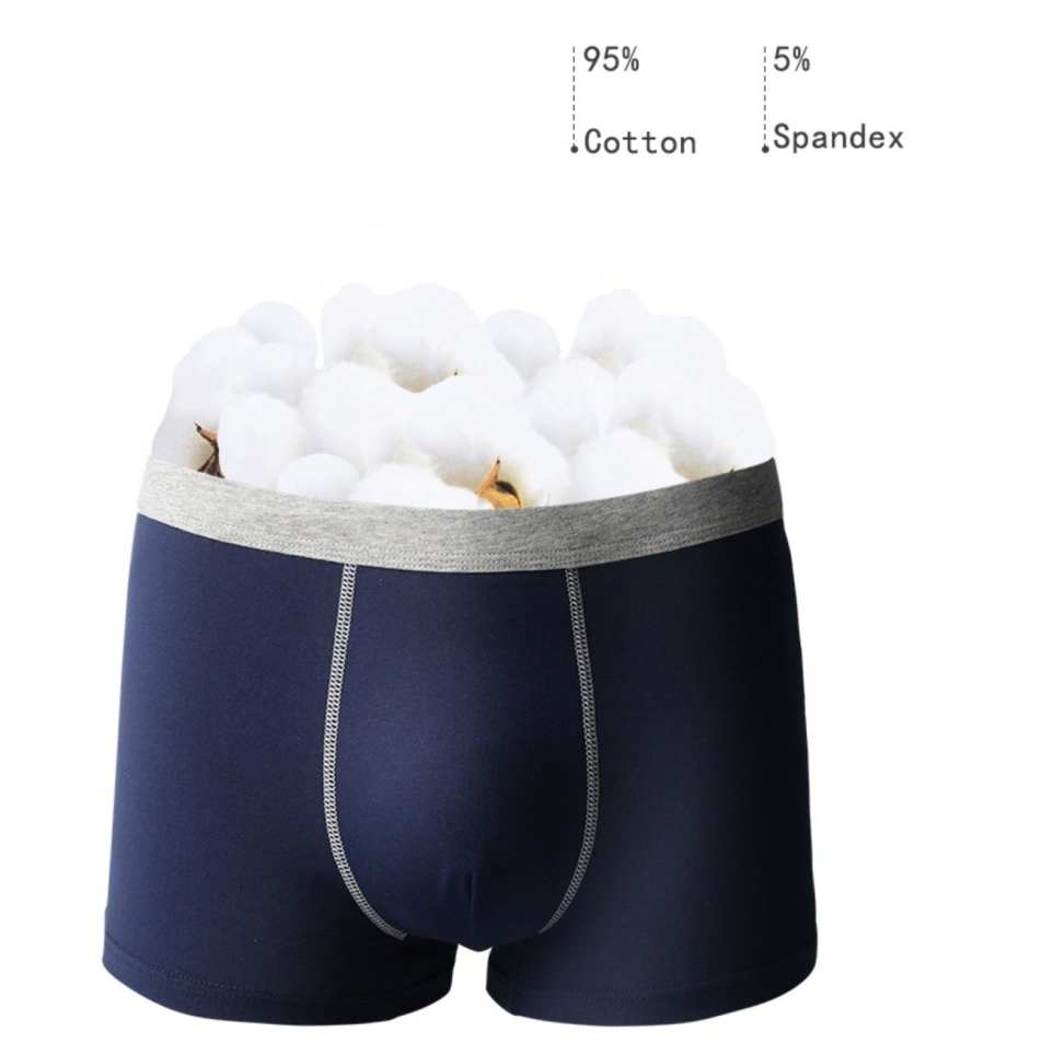 Celana Dalam Pria Large Size Cotton Boxer Men AntiBacterial Underpant