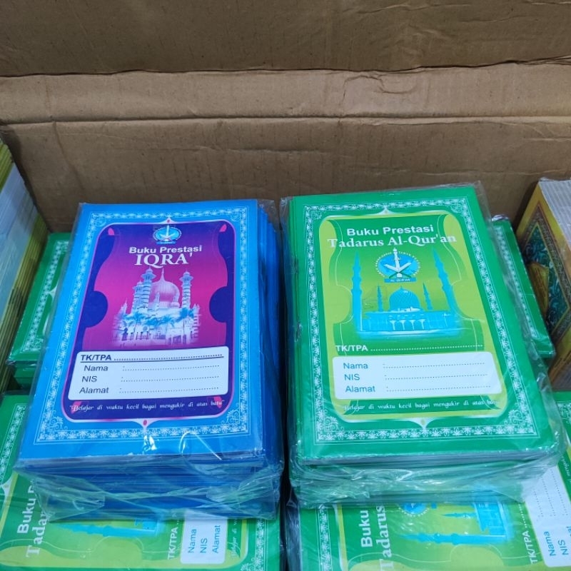 Buku Prestasi Iqra Dan AlQuran | Buku Kontrol