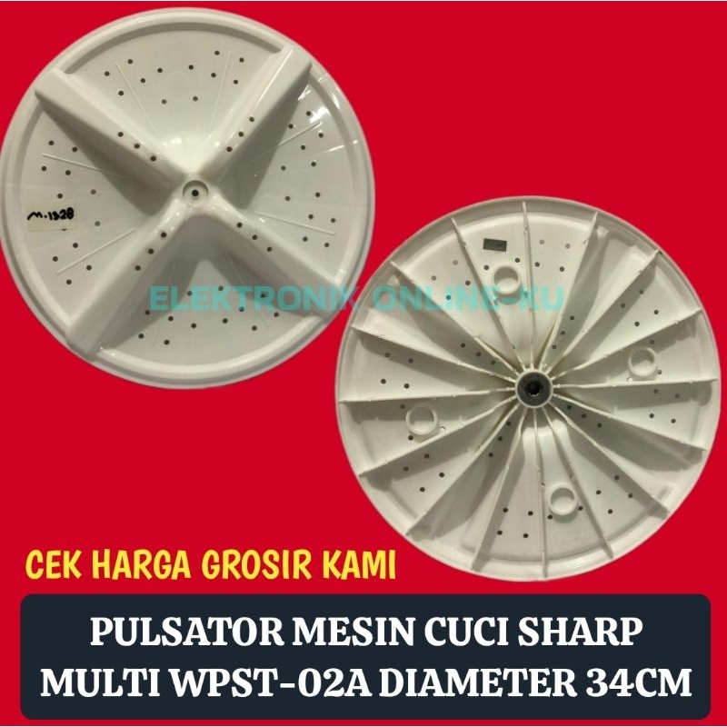 PULSATOR MESIN CUCI SHARP MULTI WPST-02A DIAMETER 34CM