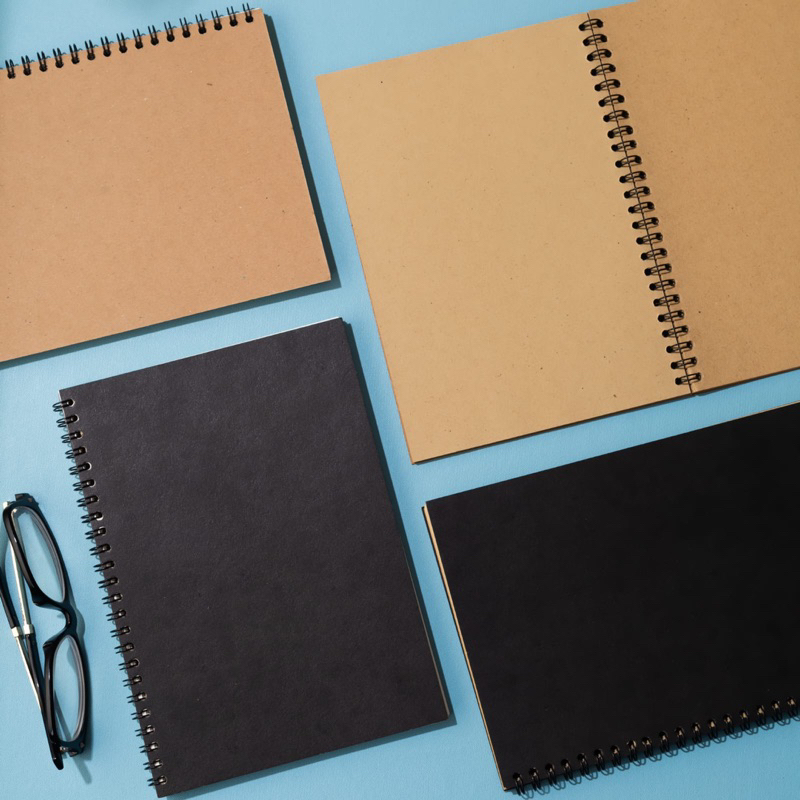 

BUKU SKETSA SKETCHBOOK A5 BROWN PAPER BOOK PAPER COKLAT