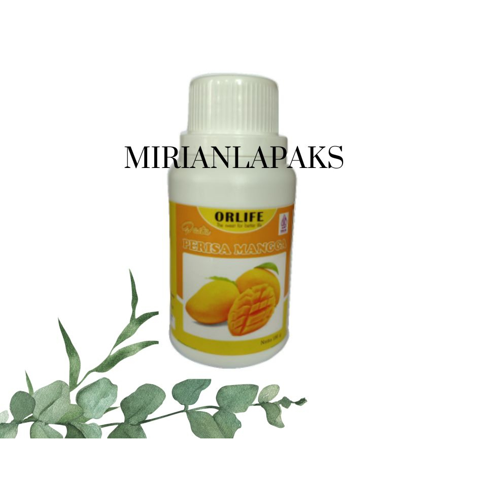 

✨COD✨ Pasta Rasa Mangga 100 Gr Orlife Perasa Minuman & perisa Makanan Bahan Perasa dan Pewarna Kue