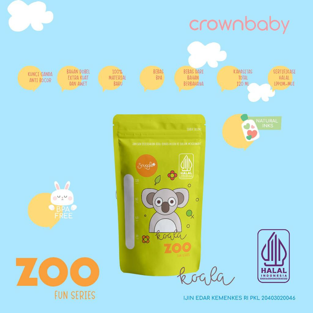 CROWN Kantong Asi 100 ml Breastmilk Storage isi 30 100+20 ml