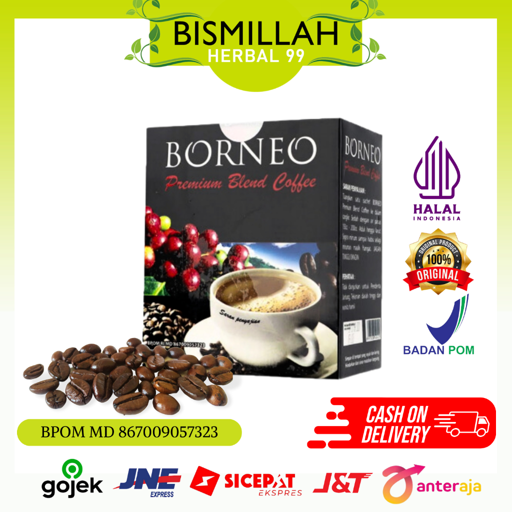 

KOPI HERBAL KUAT DAN TAHAN LAMA | KOPI BORNEO ISI 5 SACHET/BOX | KOPI STAMINA PRIA PERKASA + GINSENG