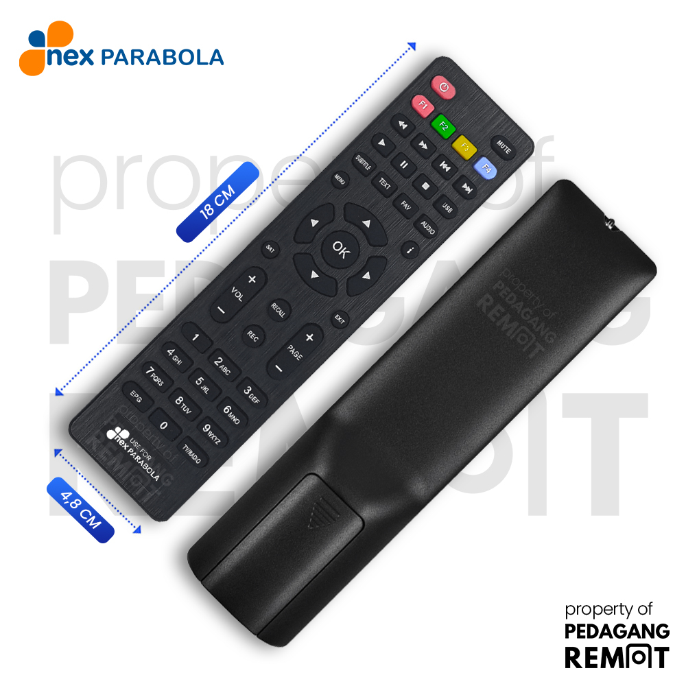 Remot Remote Receiver Parabola NEX Parabola Merah Liga 1 Dangdut