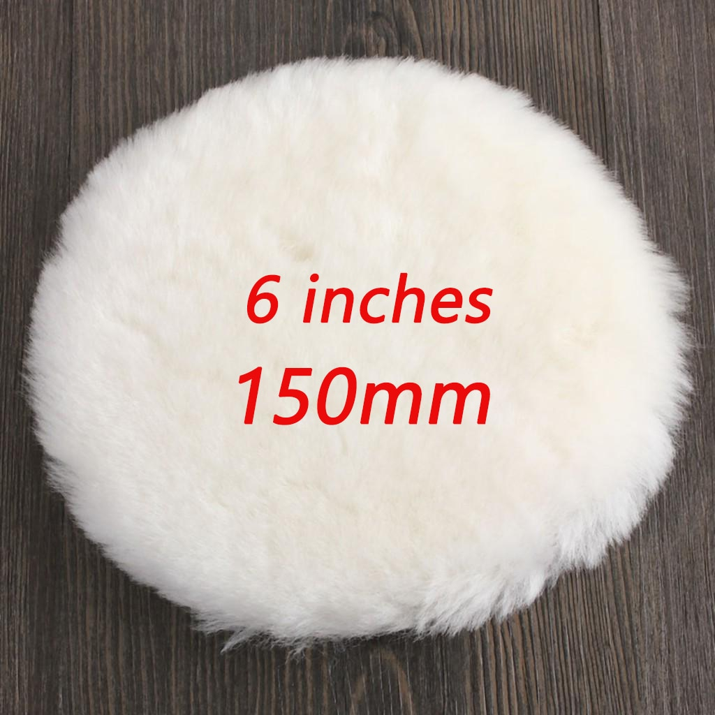 5pcs/Set Polish Body Mobil Wool Pad 6inch Pad Wol Poles Dengan Material Yang Lembut 80mm