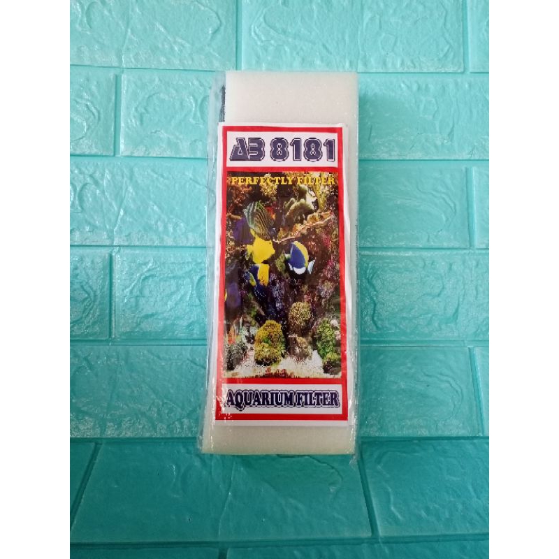 busa biofoam filter aquarium 2 lapis AB8181 Perfectly filter 33x12.5cm