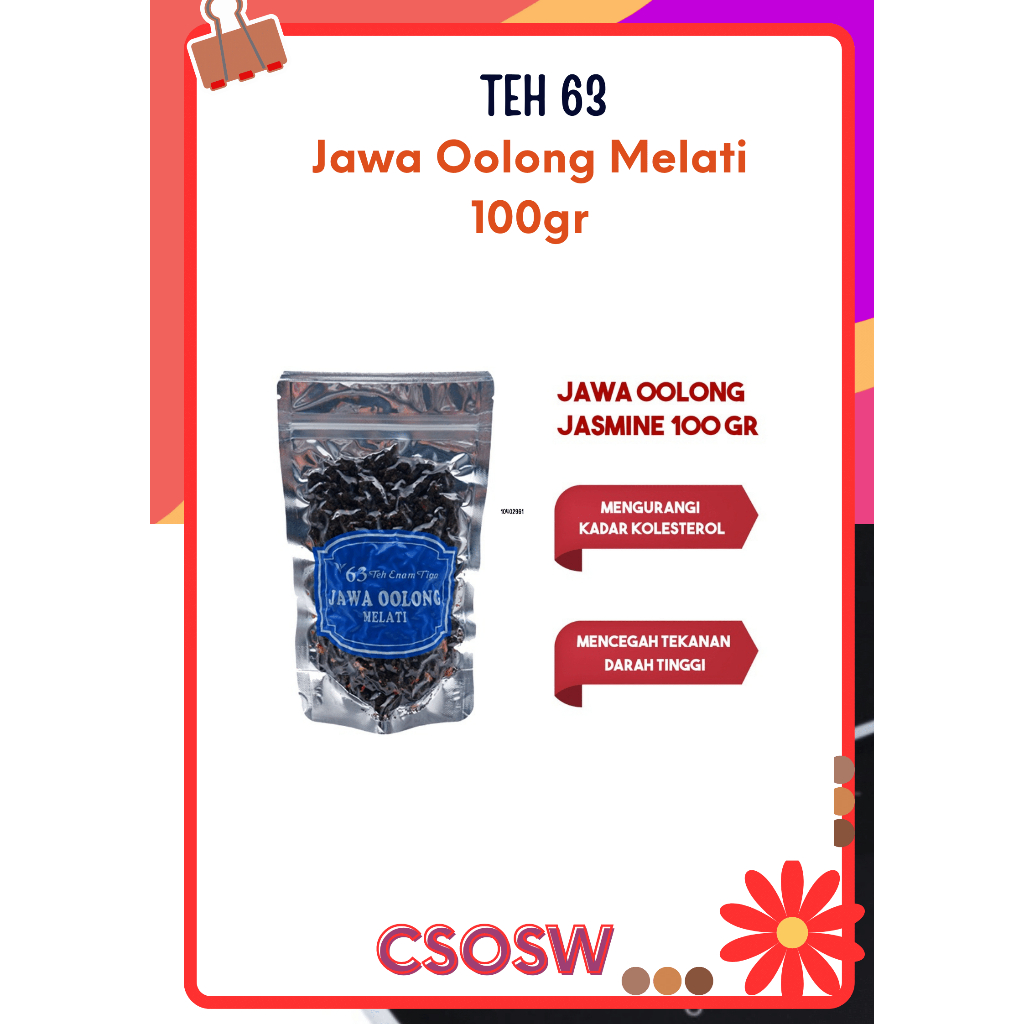 

Teh 63 Jawa Oolong Melati 100gr