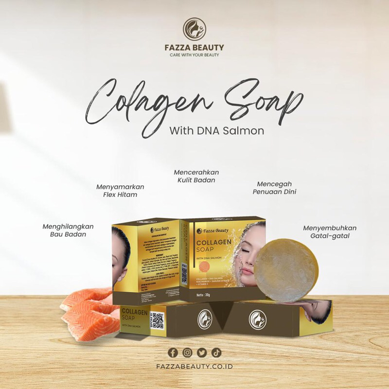 FAZZA BEAUTY SKIN Collagen Soap by fazza beauty
