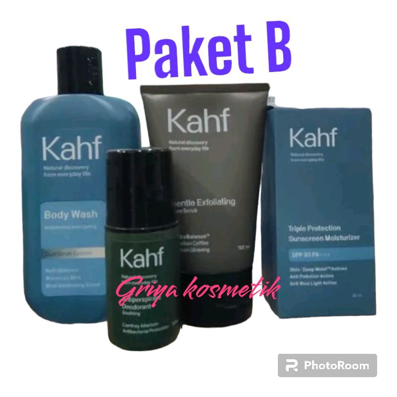 Paket Kahf Pria Cowok /Paket skincare Cowok