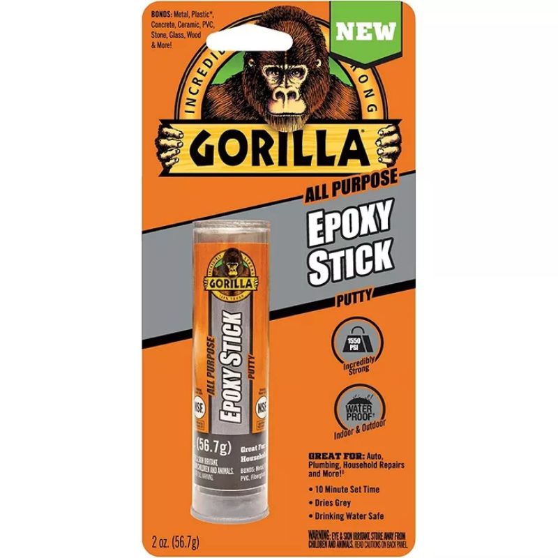 

lem serbaguna Ace original gorilla / gorila lem epoxy stick - 56,7gram