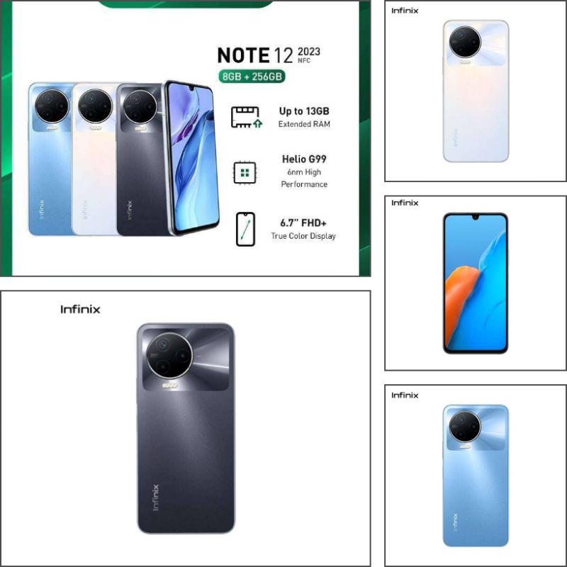 Handphone Infinix Note 12 2023 8GB 256GB