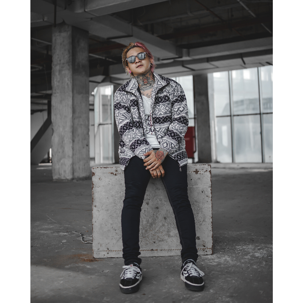 INST JAKET PRIA PLAID