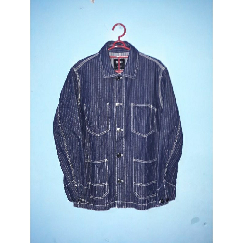 JAKET HICKORY DENIM SPAO BNWOT SIZE M