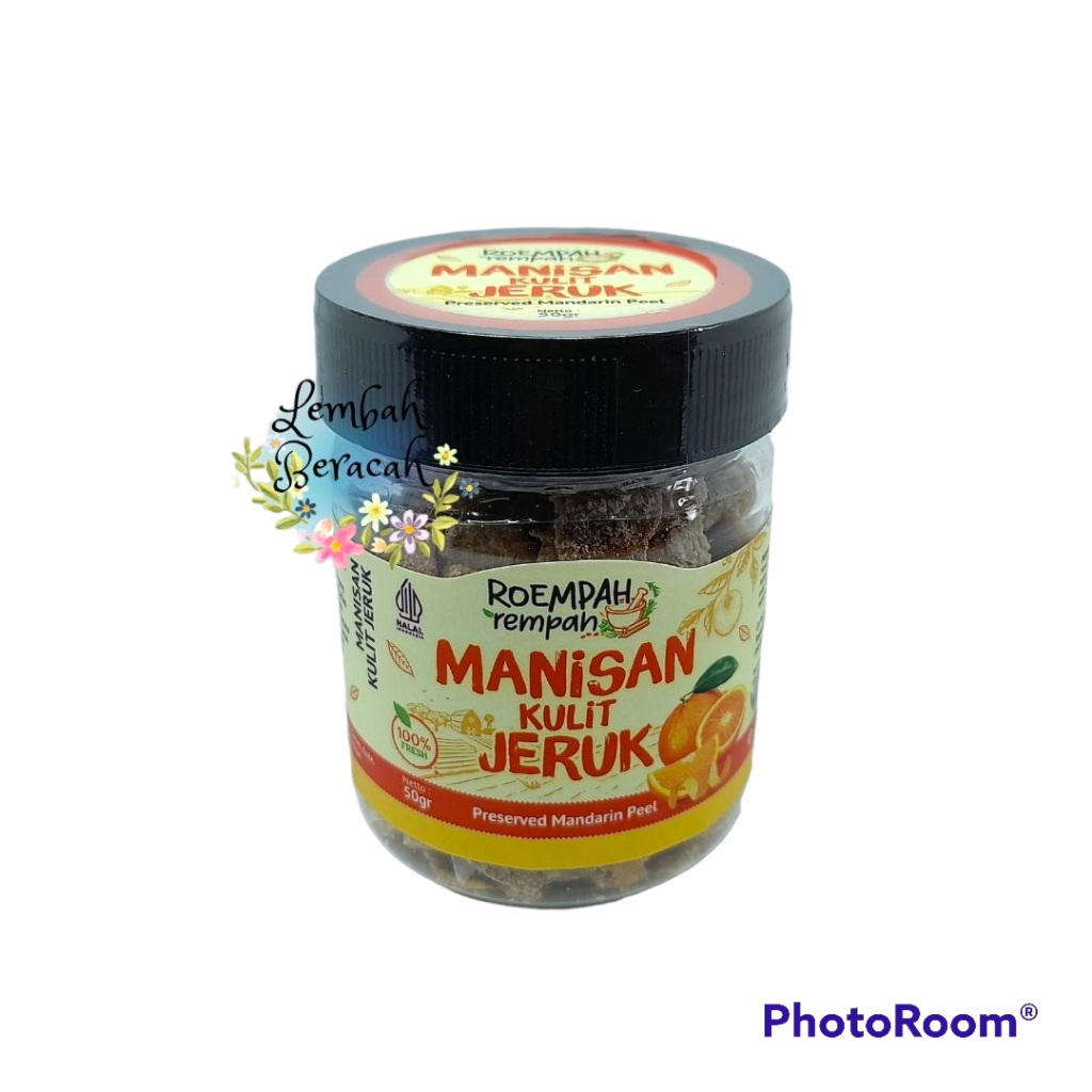 

ROEMPAH REMPAH Manisan Kulit Jeruk / Preserved Mandarin Orange Peel 50gr