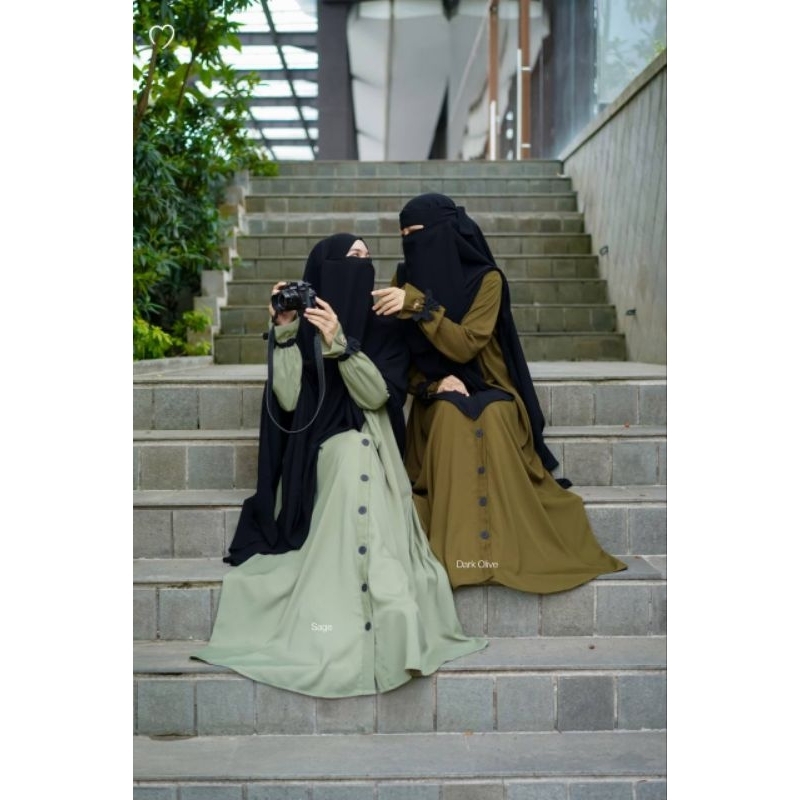 SETELAN GAMIS SYAR'I HABEEBAH BY MAHIRA