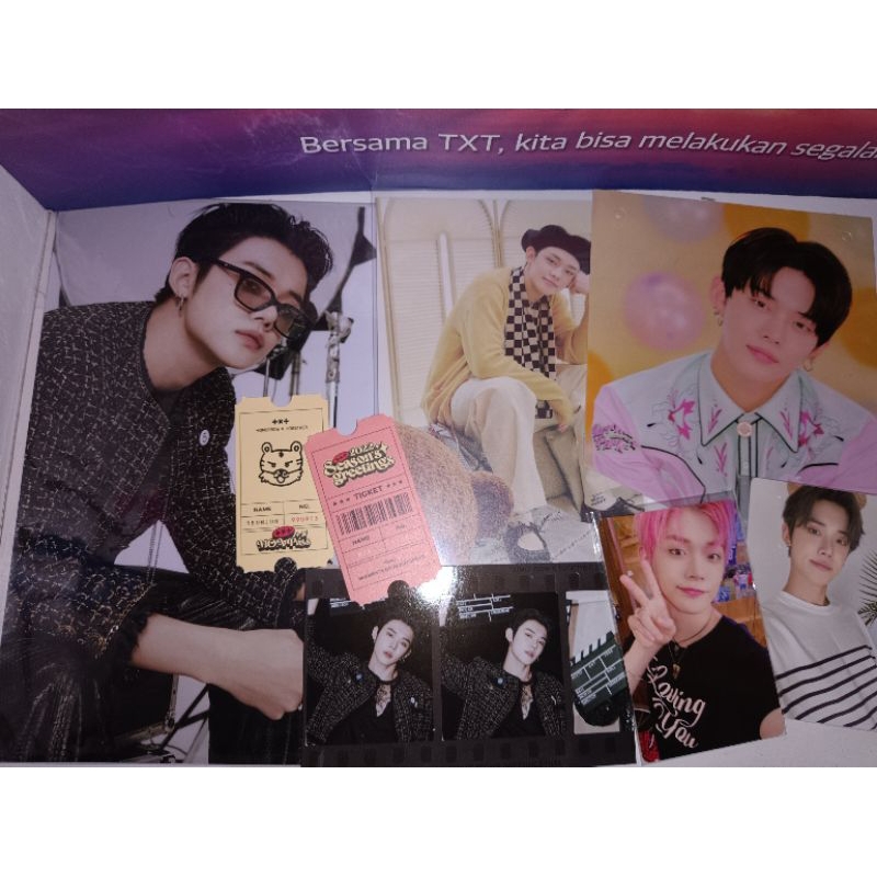 TXT Yeonjun Season Greeting home photocard set 2021 2022 2023