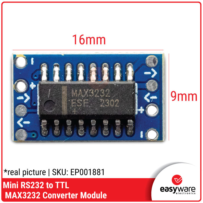 Serial Port Mini RS232 to TTL Converter Adaptor Module Board MAX3232