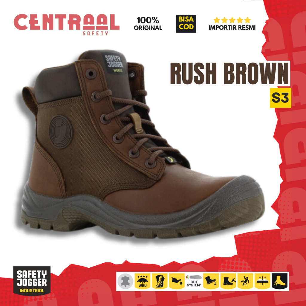 Sepatu Safety Jogger Rush S3