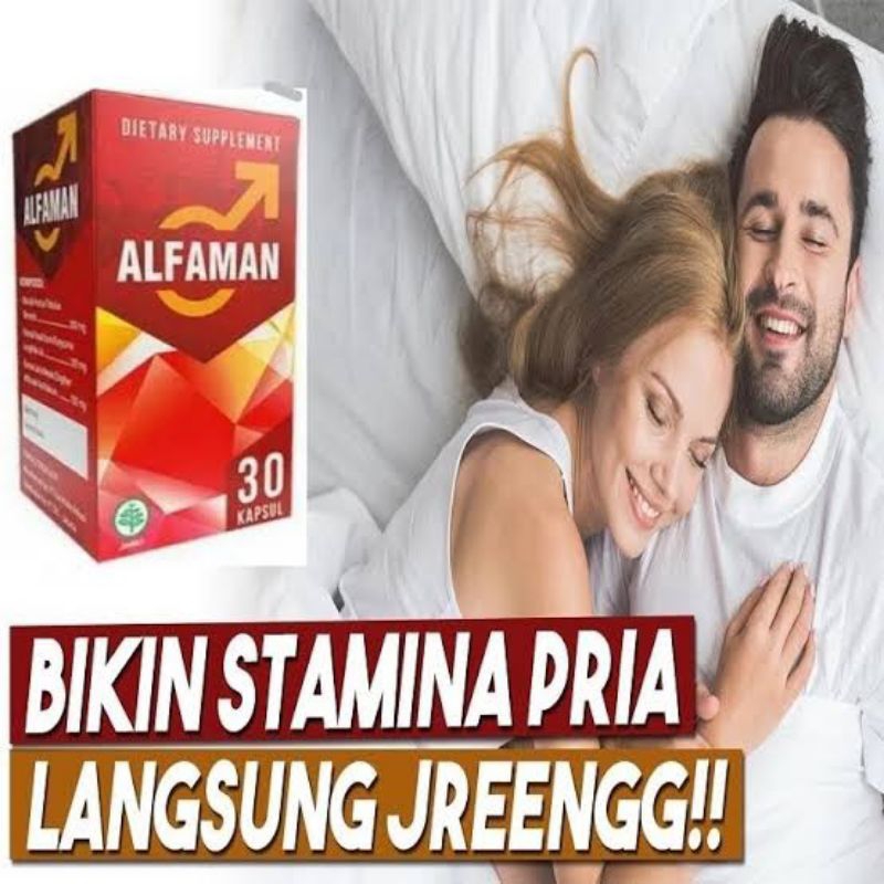Alfaman Asli Obat Herbal Stamina Pria Original Aman Terjamin Ampuh